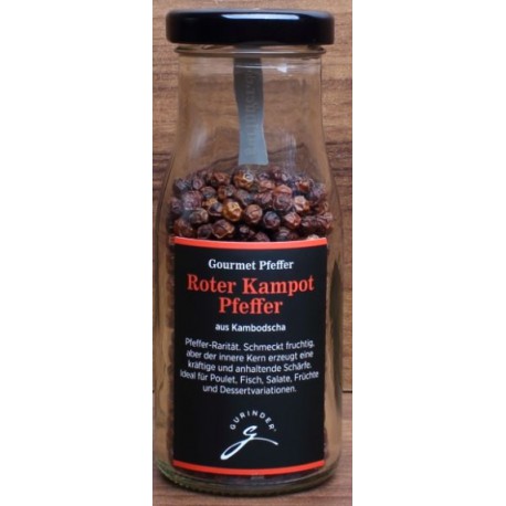 Roter Kampot Pfeffer - Gourmet Gewürz GURINDER