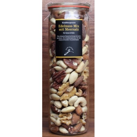 WECK Edelnuss Mix mit Meersalz 295g - Gourmet Gewürz GURINDER