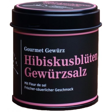 Hibiskusblüten Gewürz Salz - Gourmet Gewürz GURINDER