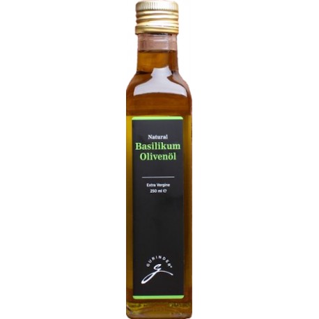 Basilikum Olivenöl 250 ml- Gourmet Gewürz GURINDER